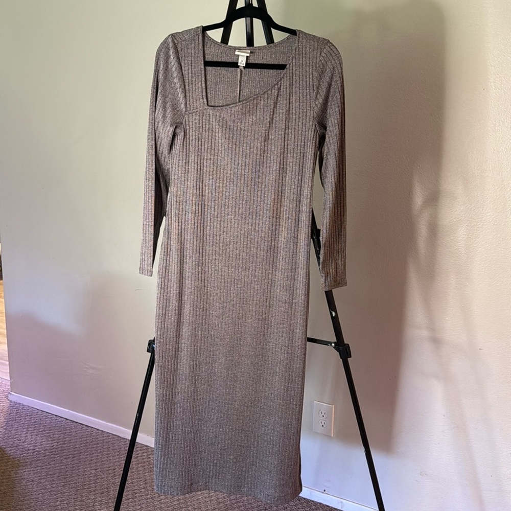 Target brand “a new day” ribbed bodycon dress with slit. Never worn